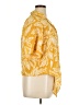 C by ONE 100% Polyester Yellow Short Sleeve Blouse Size XL - photo 4