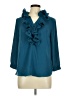 Sami & JO 100% Polyester Teal 3/4 Sleeve Blouse Size M - photo 1