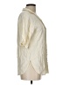 Merry Fun Ivory Short Sleeve Blouse Size L - photo 4