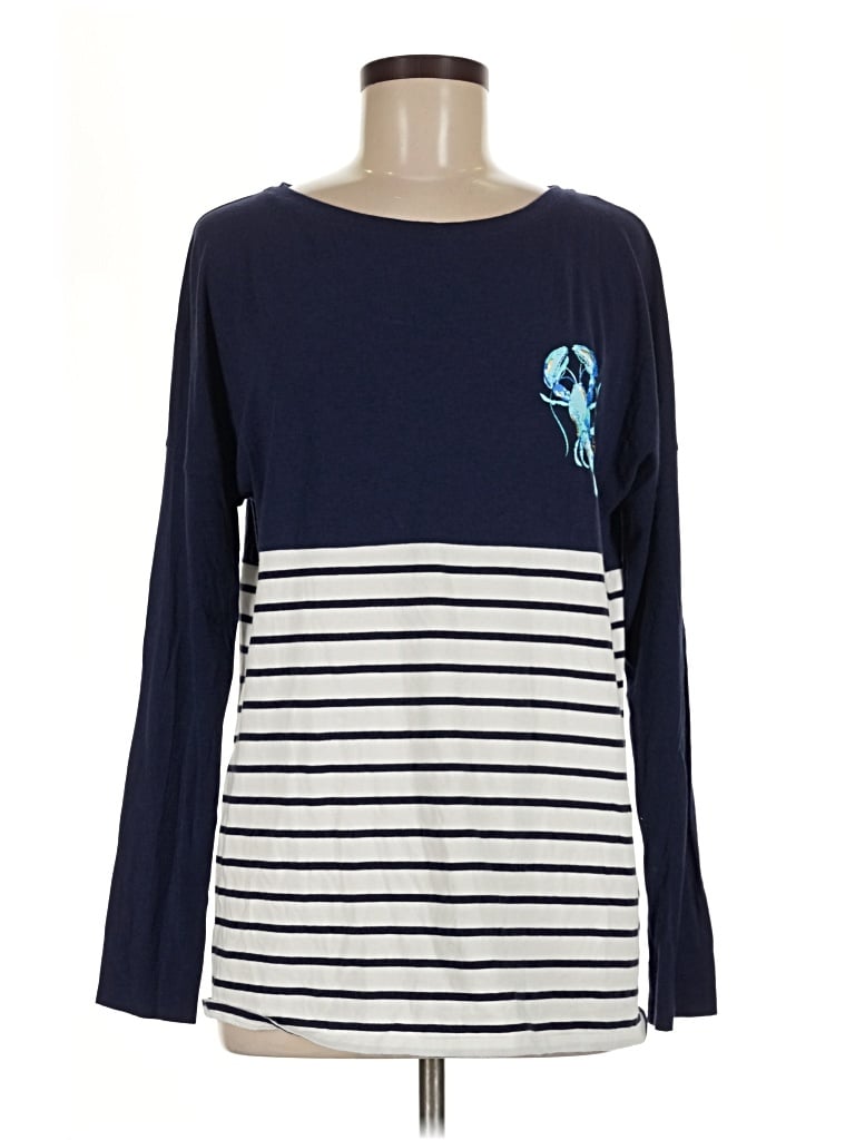 Pre-owned Lilly Pulitzer Long Sleeve T-shirt In Blue