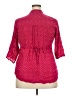 Assorted Brands Pink 3/4 Sleeve Blouse Size XXL - photo 2