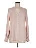 Express 100% Polyester Pink Long Sleeve Blouse Size M - photo 1