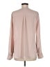 Express 100% Polyester Pink Long Sleeve Blouse Size M - photo 2
