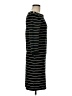 Chaps Stripes Black Casual Dress Size M - photo 4