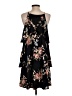 First Love Floral Black Cocktail Dress Size S - photo 2