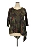 Unity World Wear Green 3/4 Sleeve Top Size 2X - photo 1