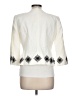 Bloomingdale's 100% Polyester Graphic Ivory Jacket Size 10 - photo 2