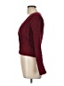 Shein 100% Polyester Burgundy Cardigan Size L - photo 5