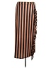 Unbranded Stripes Brown Casual Skirt Size 3X - photo 1