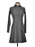 No Boundaries Solid Gray Casual Dress Size XXS - photo 1