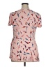 Evri Pink Short Sleeve Blouse Size 0X - photo 2
