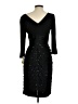 Kay Unger Black Cocktail Dress Size 6 - photo 2