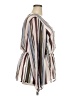 Lane Bryant 100% Polyester Stripes Ivory Long Sleeve Blouse Size 20 - photo 4