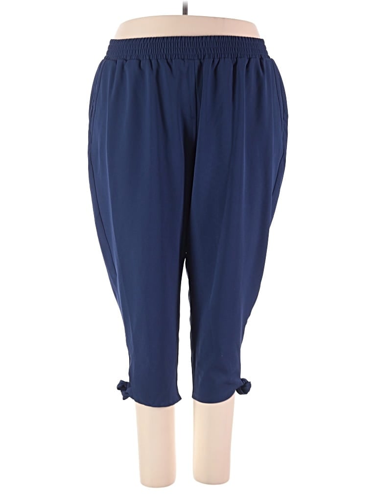 Pre-owned Lane Bryant Casual Pants In Blue