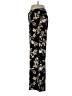 Lands' End 100% Polyester Floral Black Casual Pants Size 10 - photo 5