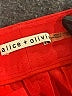 Alice + Olivia 100% Polyester Solid Red Dress Pants Size 32 waist (estimated) - photo 7