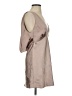 Meshki Metallic Solid Tan Cocktail Dress Size S - photo 4