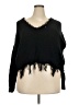 Miss Sparkling 100% Acrylic Black Pullover Sweater Size 2X - photo 1