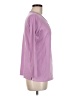 Quacker Factory Purple Long Sleeve Top Size M - photo 4