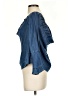 7 For All Mankind 100% Lyocell Blue 3/4 Sleeve Top Size S - photo 5