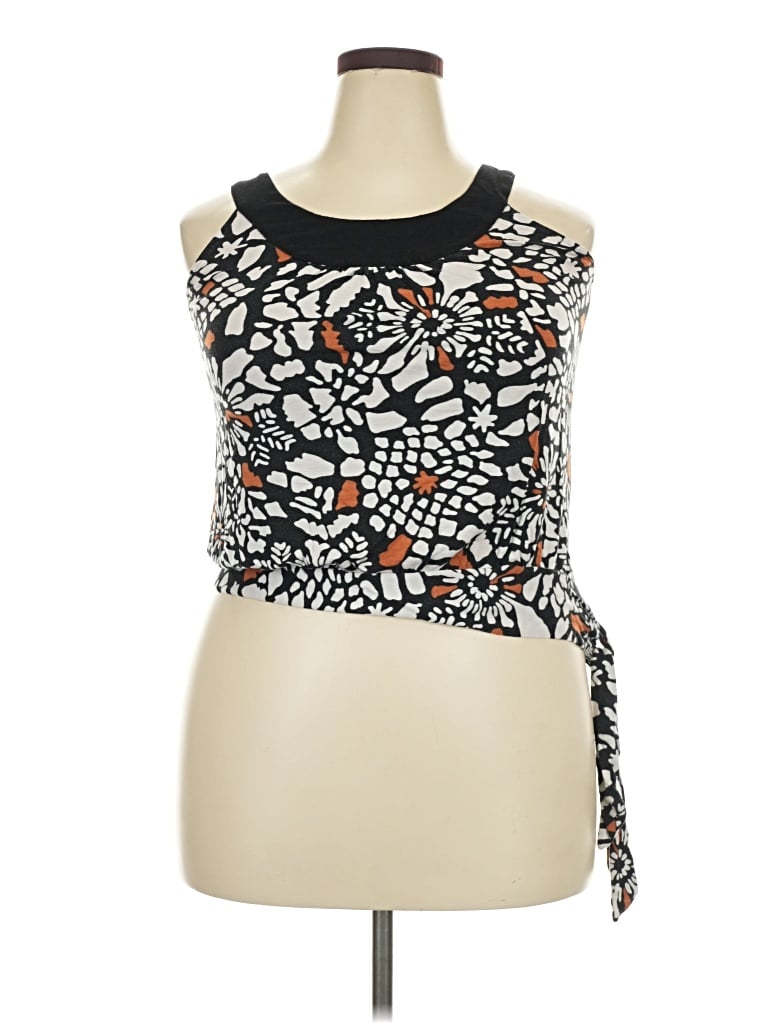 Pre-owned Apt. 9 Sleeveless Blouse In Black