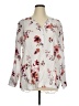 J.Jill Floral Ivory 3/4 Sleeve Blouse Size XL - photo 1