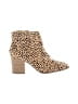 Assorted Brands Animal Print Tan Ankle Boots Size 10 - photo 1