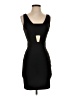 Topshop Solid Black Cocktail Dress Size 4 - photo 1