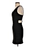 Topshop Solid Black Cocktail Dress Size 4 - photo 5