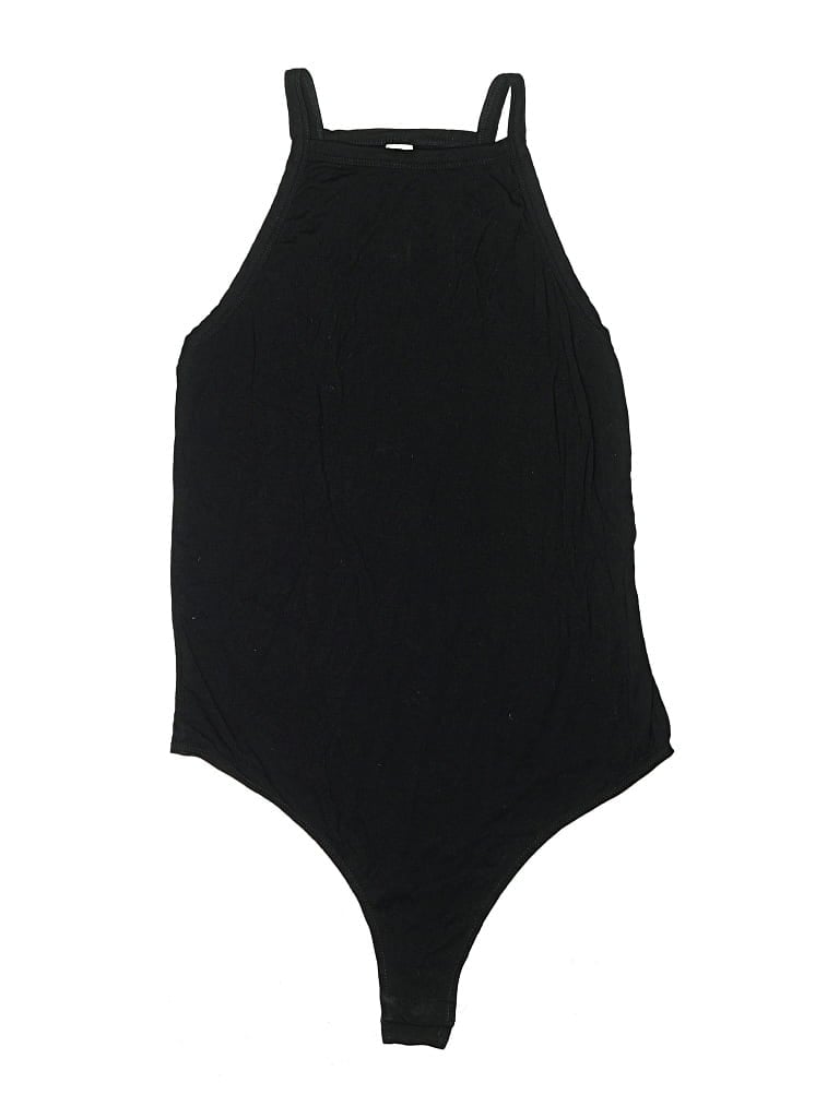 Pre-owned Unbranded Bodysuit In Black