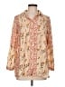 Jane and Delancey 100% Rayon Floral Orange 3/4 Sleeve Blouse Size L - photo 1