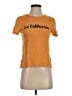 A.L.C. 100% Linen Orange Short Sleeve Top Size S - photo 1