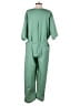 Free People 100% Cotton Solid Green Jumpsuit Size XS - photo 2