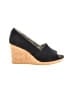 TOMS Black Wedges Size 7 (wide) - photo 1