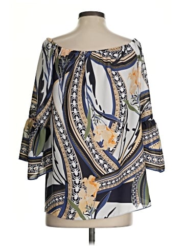 JM Collection 3/4 Sleeve Blouse (view 2)