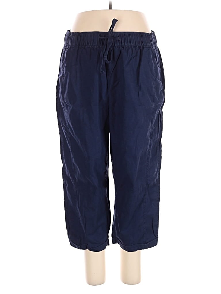 Pre-owned Lane Bryant Casual Pants In Blue