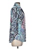 David Cline Paisley Teal 3/4 Sleeve Blouse Size M - photo 4