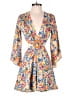 Pink Lily 100% Polyester Paisley Orange Romper Size S - photo 1
