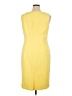 Albert Nipon Solid Yellow Casual Dress Size 16 - photo 2