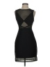 Express 100% Polyester Argyle Black Cocktail Dress Size XS - photo 1