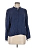 J.Crew Blue Long Sleeve Blouse Size M - photo 1