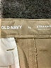Old Navy Solid Tan Ivory Khakis Size 12 - photo 3