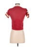 Assorted Brands 100% Polyester Red Short Sleeve Top Size S - photo 2