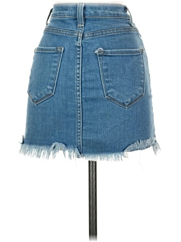 Akira Chicago Black Label Denim Skirt (view 2)