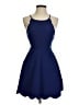 Lulus Solid Blue Cocktail Dress Size S - photo 1