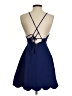 Lulus Solid Blue Cocktail Dress Size S - photo 2