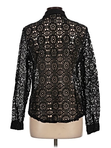 Ultra Pink Long Sleeve Button-Down Shirt (view 2)