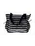 Thirty One 100% Polyester Stripes Gray Blue Tote One size - photo 1