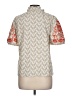 Shein 100% Polyester Ivory Short Sleeve Blouse Size L - photo 2