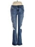 Universal Thread Hearts Blue Jeans Size 0 - photo 1